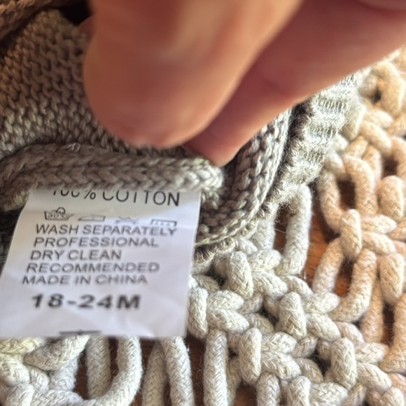 NWT Boutique Gray cotton Knit Baby bubble Romper - Picture 4 of 4